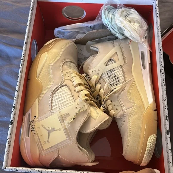 OFF WHITE 4’s!!! Only worn twice!!!!! - Picture 2 of 9